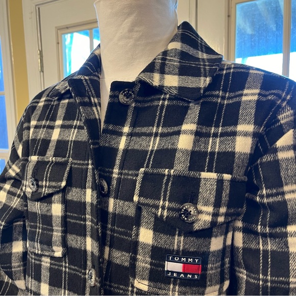 TOMMY HILFIGER Long Checkered Coat - Picture 2 of 13